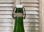 Antieke zware groene Franse wijnfles met ziel, Antiek en Kunst, Ophalen of Verzenden