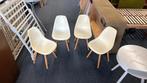 2 x Vitra Eames DSW kinderstoel, Vier, Gebruikt, Ophalen of Verzenden, Hout