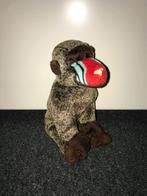 Chimpansee Aap pluche knuffel, Ophalen of Verzenden, Zo goed als nieuw, Overige typen