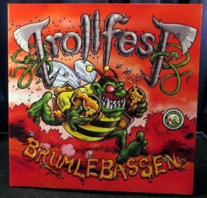 Trollfest - Brumlebassen, Cd's en Dvd's, Vinyl | Hardrock en Metal, Zo goed als nieuw, Ophalen of Verzenden