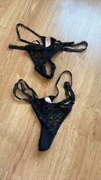 Strings van Hunkemöller (2 stuks), Kleding | Dames, Ondergoed en Lingerie, Hunkemöller, Verzenden, Zwart, String