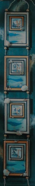 Borduurpatroon Alfabet Delfts Blauw Tegeltjes   nr 2022, Verzenden, Nieuw, Handborduren, Patroon