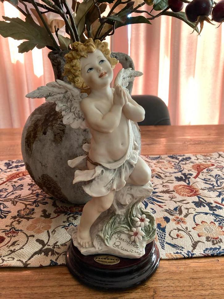 Engeltje in Gebed - Giuseppe Armani Florence, Antiek en Kunst, Kunst | Beelden en Houtsnijwerken, Ophalen of Verzenden