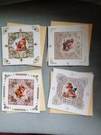 Zelfgemaakte dubbele wenskaarten met envelop, 13 x 13 cm, Ophalen of Verzenden, Nieuw, Kind