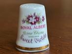 Royal Albert Vingerhoedje - Sweet Violets Bone China, Verzamelen, Ophalen of Verzenden, Zo goed als nieuw, Porselein
