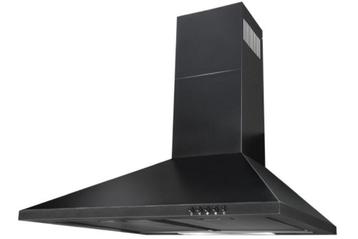 Nieuwe zwarte schouw afzuigkappen 60 cm breed max 308 m³uur  beschikbaar voor biedingen