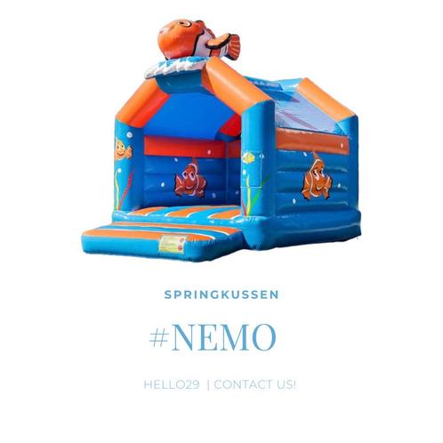 SPRINGKUSSEN NEMO TE HUUR/VERHUUR/HUREN!, Hobby en Vrije tijd, Feestartikelen | Verhuur, Zo goed als nieuw, Overige, Ophalen