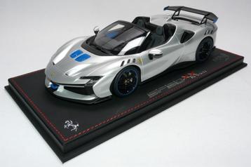 Ferrari SF90 XX Spider Zilver 1:18 P18238G van BBR beschikbaar voor biedingen