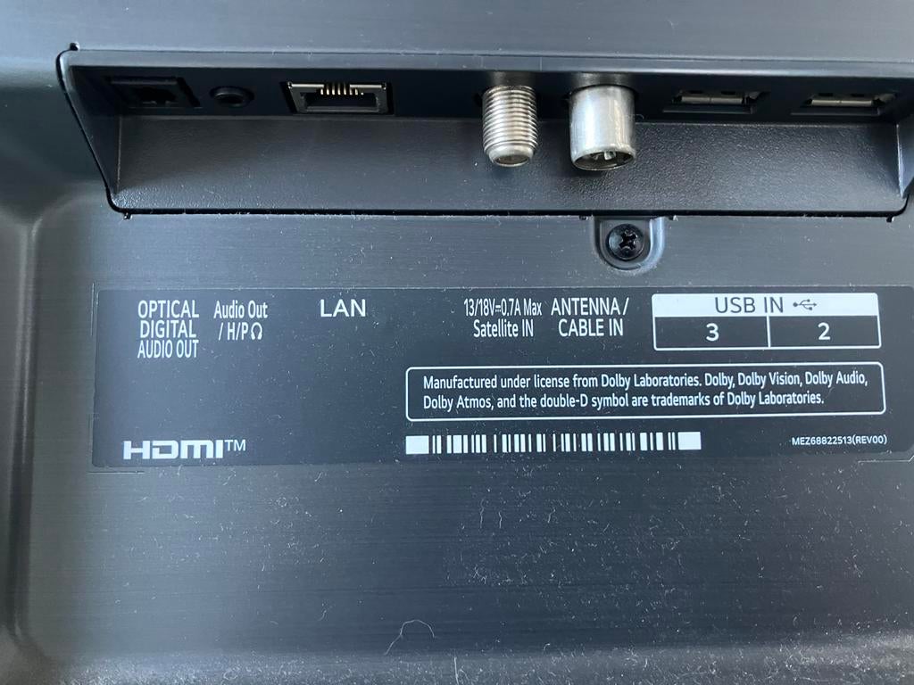 LG TV 51 inch - met nieuw beeldscherm. lg 50NANo886PB, LED, 50 Hz, Refurbished, Ophalen of Verzenden