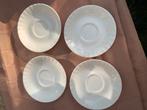 Royal Albert Affinity Schotels (4) met kopjes (zonder merk), Gebruikt, Ophalen of Verzenden, Overige stijlen, Kop(pen) en/of Schotel(s)