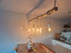 Unieke boomstam hanglamp, Huis en Inrichting, Ophalen, Gebruikt, Metaal, 75 cm of meer