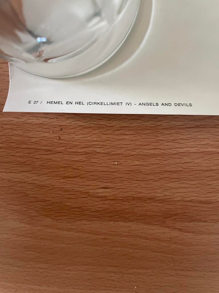 Escher Hemel en Hel (Cirkellimiet IV) Print - 1981, Antiek en Kunst, Kunst | Litho's en Zeefdrukken, Ophalen of Verzenden