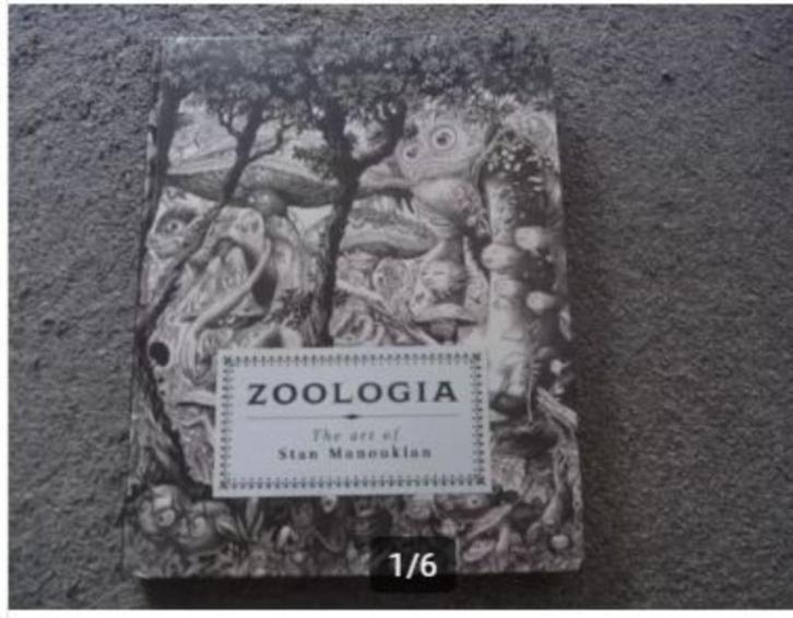 Zoologia The art of Stan Manoukian, Boeken, Kunst en Cultuur | Beeldend, Zo goed als nieuw, Schilder- en Tekenkunst, Ophalen of Verzenden