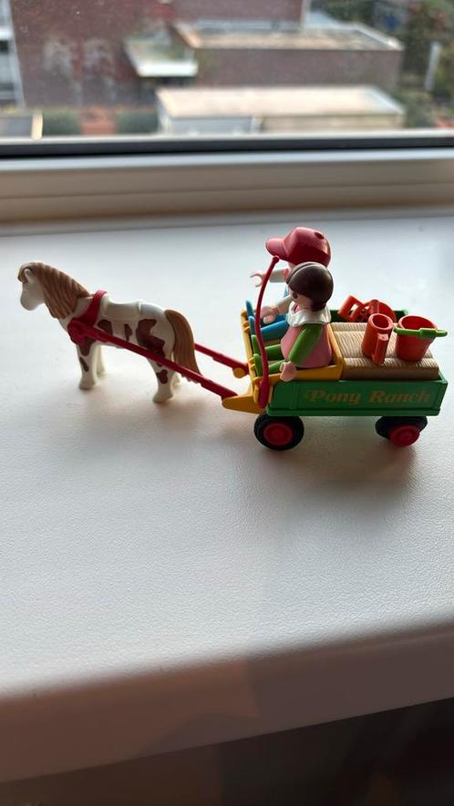 Playmobil 3713 Ponywagen (100% compleet!), Kinderen en Baby's, Speelgoed | Playmobil, Zo goed als nieuw, Ophalen of Verzenden