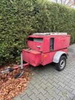 Compressor op kar, Doe-het-zelf en Verbouw, Compressors, Ophalen of Verzenden, Zo goed als nieuw