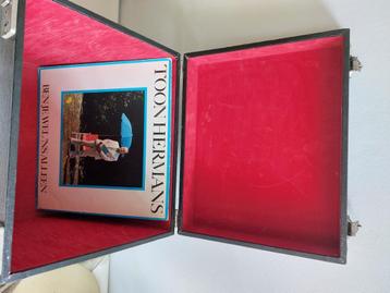 Retro Vinyl LP Koffer voor circa 70 LP's beschikbaar voor biedingen