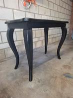Klein zwart bureautje/sidetable, Huis en Inrichting, Ophalen of Verzenden