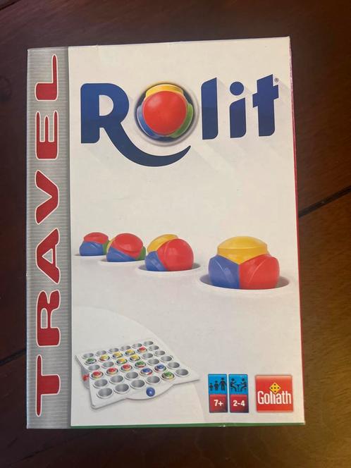Rolit Travel Bordspel - Goliath, Hobby en Vrije tijd, Gezelschapsspellen | Bordspellen, Zo goed als nieuw, Drie of vier spelers