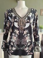 K-Design K Design vlinder khaki zwart top M 38 Gratis Verz., Maat 38/40 (M), K-design, Verzenden, Zwart