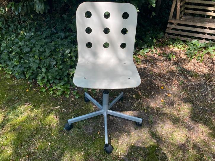 IKEA bureaustoel, Huis en Inrichting, Bureaustoelen, Gebruikt, Bureaustoel, Wit, Ophalen of Verzenden