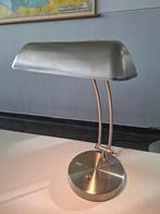 stijlvolle bureaulamp notarislamp halogeen retro design, Gebruikt, Ophalen of Verzenden, Metaal, Minder dan 50 cm