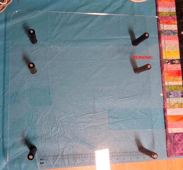 Quilt tafel voor Bernina naaimachine, Hobby en Vrije tijd, Naaimachines en Toebehoren, Zo goed als nieuw, Toebehoren, Bernina