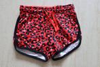 IZGS We panter short korte broek rood zwart, Kinderen en Baby's, Kinderkleding | Maat 128, Broek, Meisje, Ophalen of Verzenden