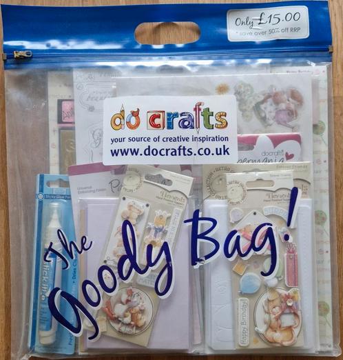 Goody Bag Birthday GDY0311, Hobby en Vrije tijd, Kaarten | Zelf maken, Nieuw, Pons of Mal, Overige thema's, Ophalen of Verzenden
