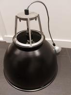 Hanglamp zwart metaal 45 cm doorsnee industrieel Loods5, Ophalen, Gebruikt, Metaal, Minder dan 50 cm