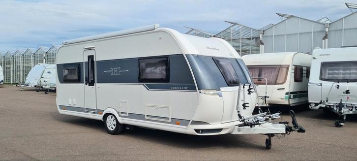 Hobby Excellent 540 UL, Caravans en Kamperen, Caravans, Bedrijf, tot en met 5, 1250 - 1500 kg, Rondzit, Hobby, 2 aparte bedden
