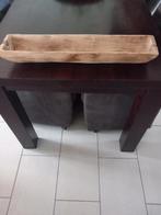 Te koop houten decoratie schaal, Ophalen, Zo goed als nieuw, Rond, Hout