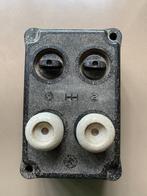 Stoppenkast zekering groepenkast 2-voudig Holec, Doe-het-zelf en Verbouw, Elektra en Kabels, Ophalen of Verzenden, Gebruikt, Overige typen