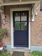 2 hardhouten deuren, Ophalen, 80 tot 100 cm, Buitendeur, 200 tot 215 cm