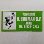 Oude sticker.  Veevoeders O.BOUMAN BV.   ANDEL., Verzamelen, Stickers, Ophalen of Verzenden, Zo goed als nieuw