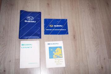 Complete map met boekjes SUBARU LEGACY BE/BH 1999/2003  beschikbaar voor biedingen