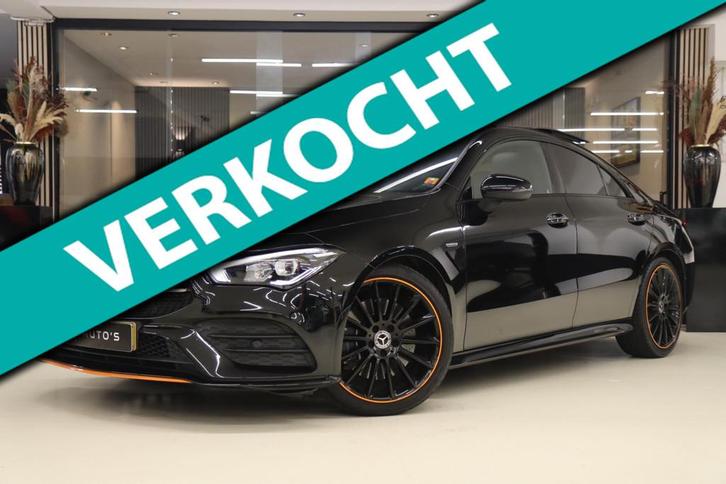 Mercedes-Benz CLA-klasse 250 ORANGE EDITION PANO/CARPLAY/KEY, Auto's, Mercedes-Benz, Bedrijf, Te koop, CLA, ABS, Achteruitrijcamera