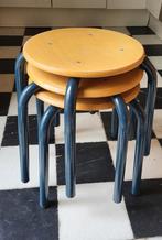 Vintage schoolkrukjes, Ophalen of Verzenden, Zo goed als nieuw, Hout