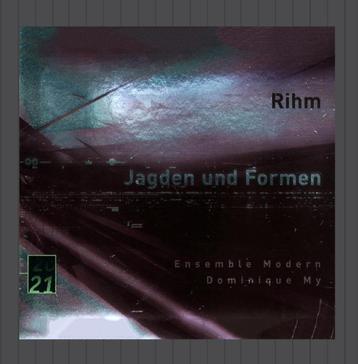 CD Rihm: Jagden und Formen / Ensemble Modern (DG) beschikbaar voor biedingen