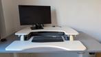 Height adjustable office desk, white colour, like new., Ophalen of Verzenden, Zo goed als nieuw, Bureau
