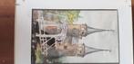 Aquarel van Delft, Antiek en Kunst, Kunst | Schilderijen | Klassiek, Ophalen of Verzenden