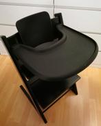 Complete Stokke tripp trapp kinderstoel ZWART trip trap trip, Kinderen en Baby's, Kinderstoelen, Ophalen, Zo goed als nieuw, Meegroeistoel