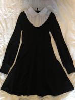 Killstar Bethany Brutal dress XS zwarte jurk met witte kraag, Kleding | Dames, Jurken, Zwart, Ophalen of Verzenden, Zo goed als nieuw