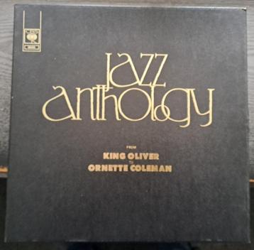 4 jazz platen in doos - jazz antholology beschikbaar voor biedingen