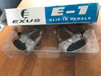 Exus E-1 klik pedalen racefiets, Fietsen en Brommers, Fietsonderdelen, Overige typen, Racefiets, Exus Look, Gebruikt