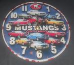 Mooie wandklok met een Mustang thema., Verzamelen, Automerken, Motoren en Formule 1, Ophalen of Verzenden, Nieuw