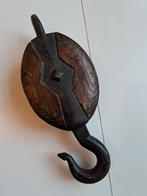 Houten robuuste katrol, Huis en Inrichting, Woonaccessoires | Overige, Ophalen of Verzenden