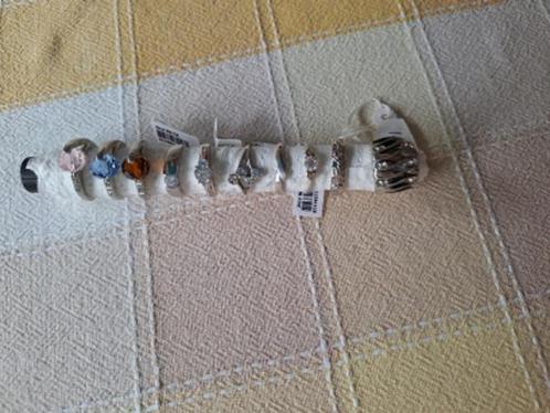 RINGEN, zilver allerlei, Sieraden, Tassen en Uiterlijk, Ringen, Nieuw, Dame, 17 tot 18, Zilver, Zilver, Met strass, Ophalen