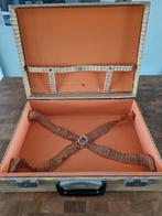 Vintage Picknick Koffer - Riet - 44x34x11 cm, Overige materialen, Minder dan 50 cm, Gebruikt, Ophalen of Verzenden