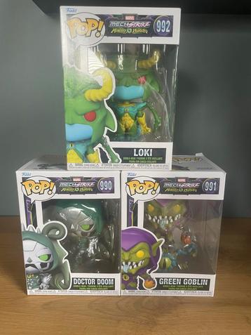 Funko Poppen Mechstrike Monster Hunter, Marvel beschikbaar voor biedingen