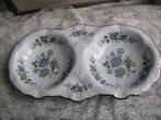Vintage Engelse Duo Schaal met Bloemen - Old Foley 28 x 15cm, Verzenden